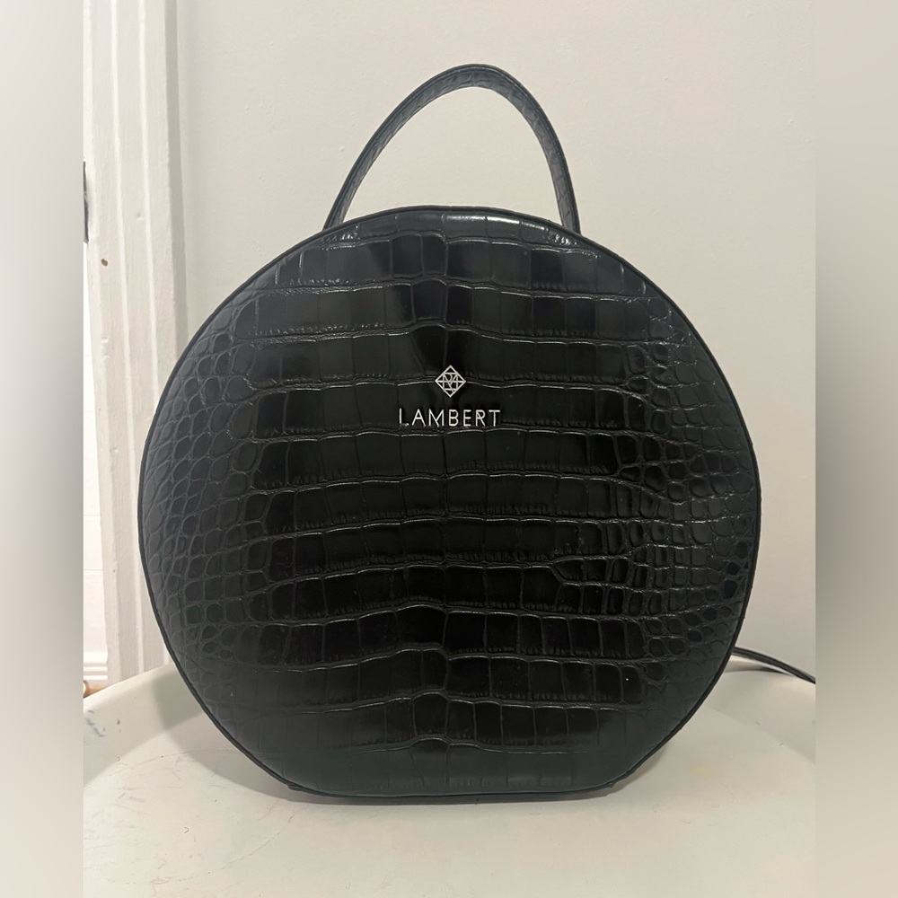 Lambert bag - Livia croco - black